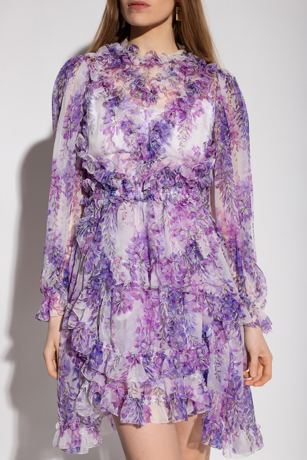 SchaferandweinerShops Tonga - Purple Dress with floral motif